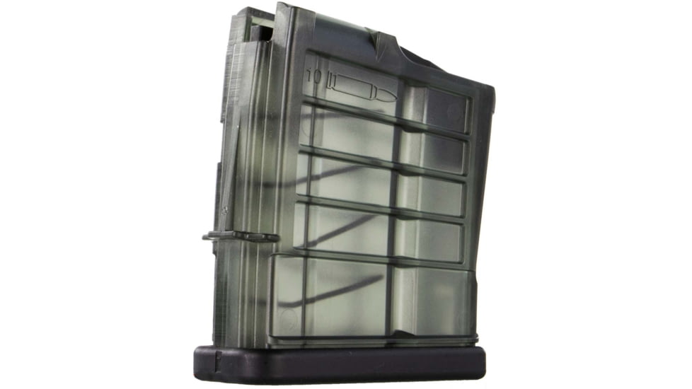 Heckler &amp; Koch Rifle Magazine, MR762, 7.62mm, 10 Round, Clear, 1 Pack, Polymer, 10, 234690S