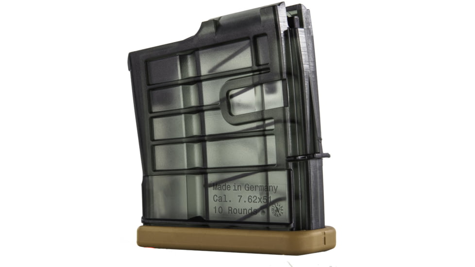 Heckler &amp; Koch Rifle Magazine, MR762, 7.62mm, 10 Rounds, RAL8000, 50236628-10RD