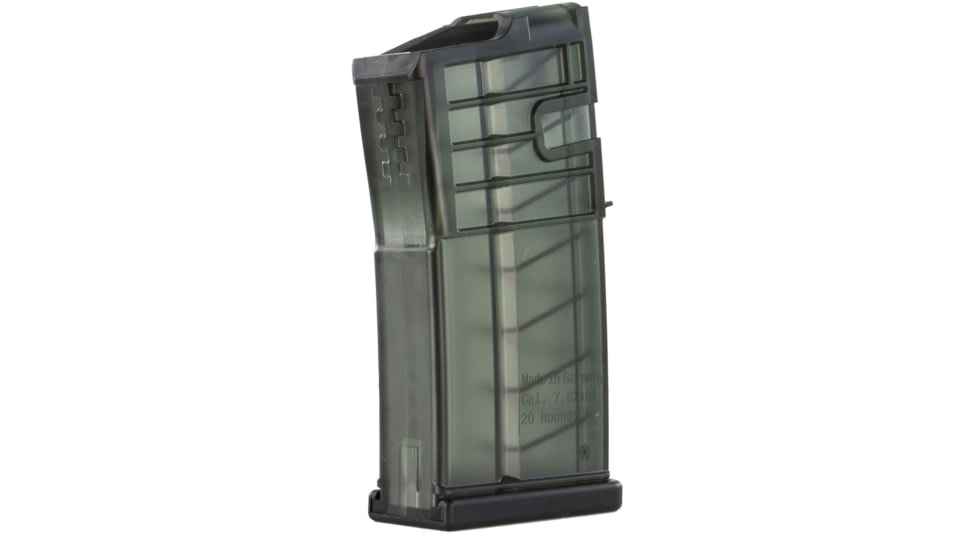 Heckler &amp; Koch Rifle Magazine, MR762, 7.62mm, 20 Rounds, Black, 234708S-20RD