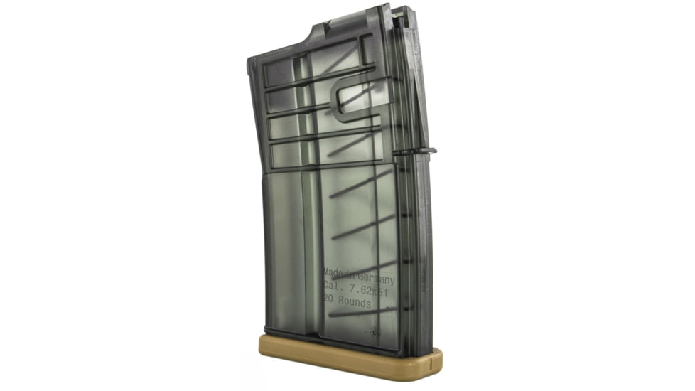 Heckler &amp; Koch Rifle Magazine, MR762, 7.62mm, 20 Rounds, RAL8000, 50236507-20RD