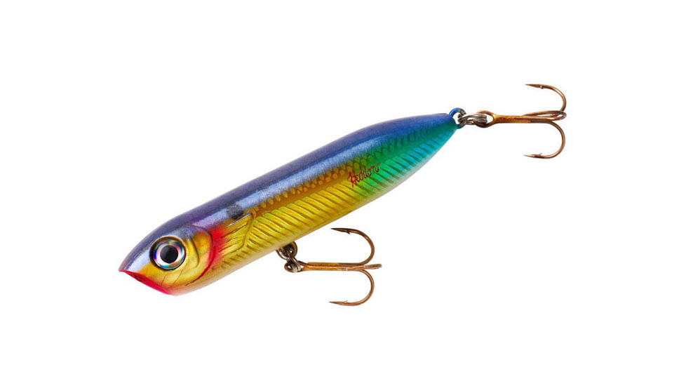 Heddon Chug'n Spook Jr Topwater Walking Bait, 3.5in, 1/2oz, Wounded Shad, X9536HBS