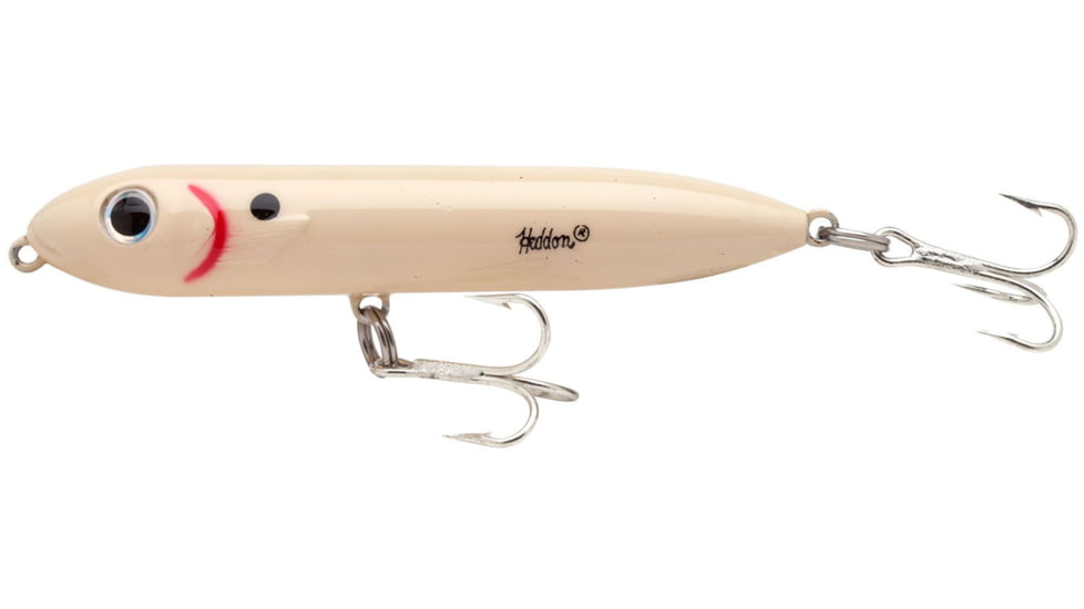 Heddon Super Spook Topwater Walking Bait, 5in, 1oz, SW Bone, XSW9256435