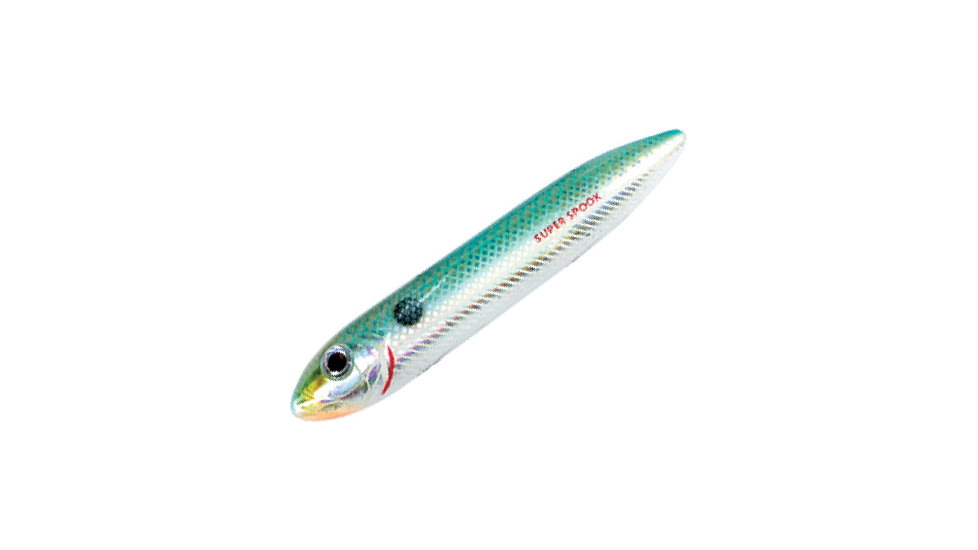 Heddon Super Spook Topwater Walking Bait, 5in, 7/8oz, Lake Fork Shad, X9256HLFS