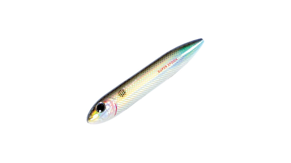 Heddon Super Spook Topwater Walking Bait, 5in, 7/8oz, Wounded Shad, X9256HBS