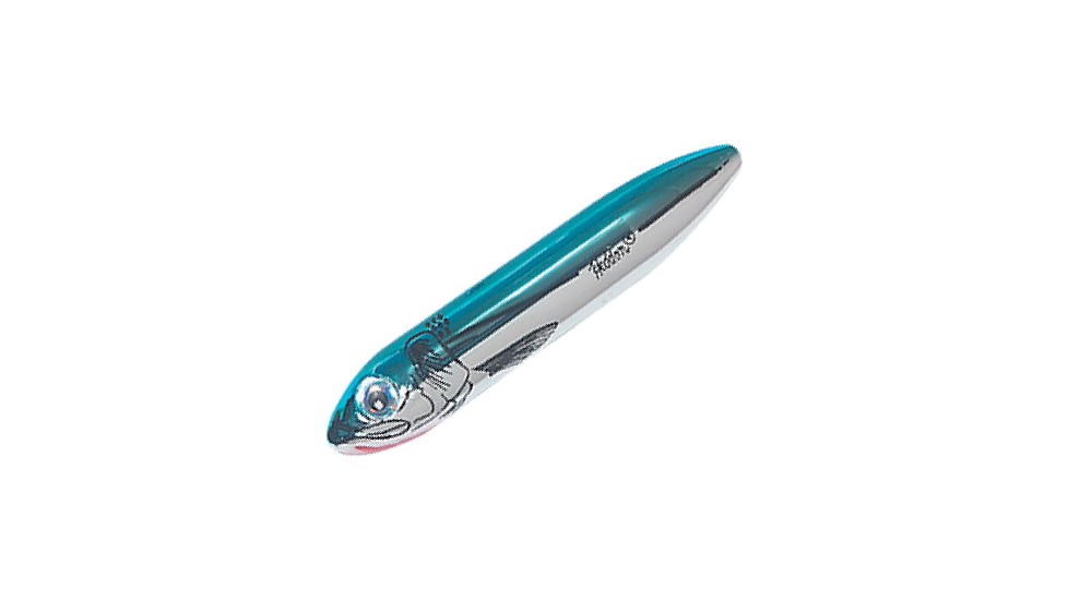 Heddon Super Spook Jr. Topwater Walking Bait, 3-1/2in, 1/2 oz, Blue Chrome, X923605