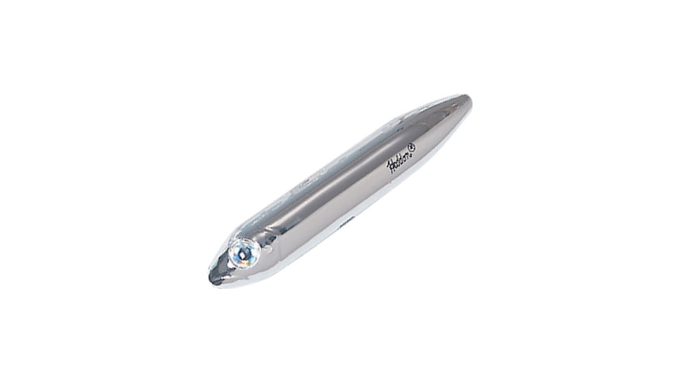 Heddon Super Spook Jr. Topwater Walking Bait, 3-1/2in, 1/2 oz, Nickel, X923611