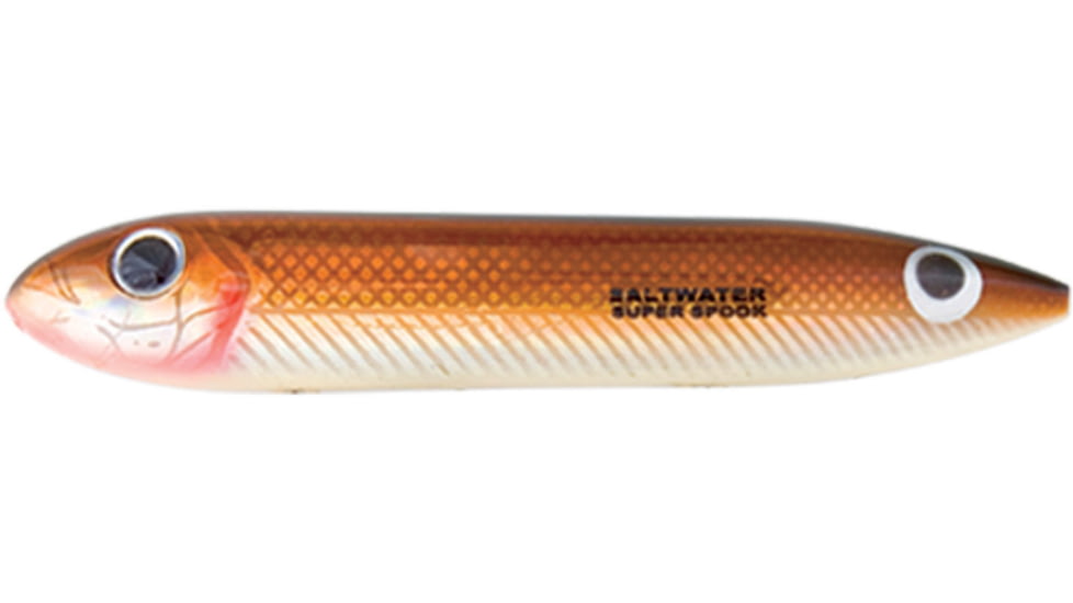 Heddon Super Spook Topwater Bait, Floating, 7/8oz, 5in, Redfish, X9256RF