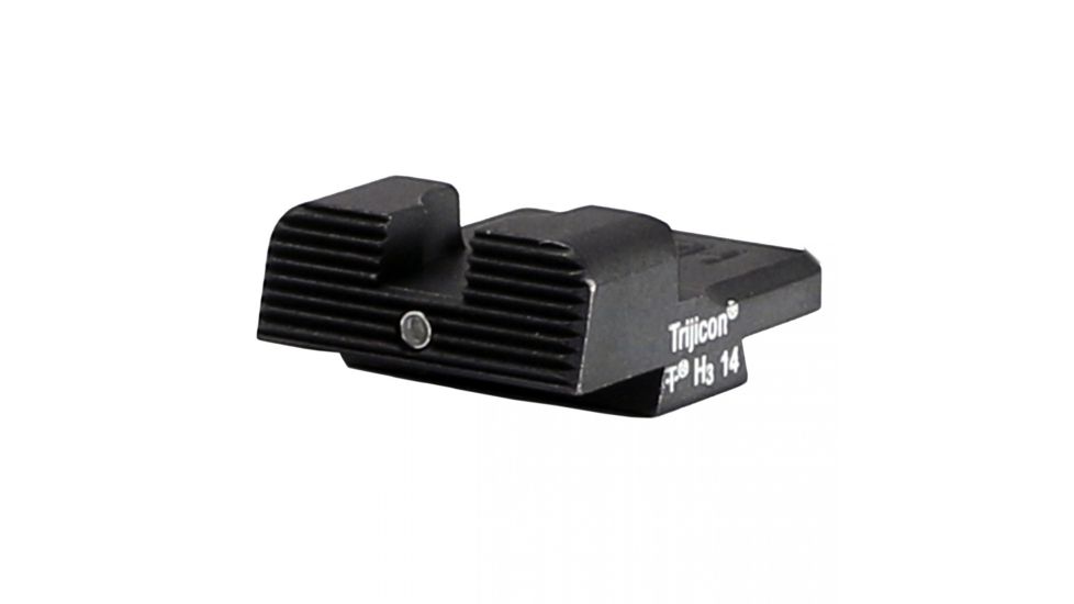 Heinie Glock Ledge Rear Illminated Night Sight w/Tritium G43, 3185-43LR