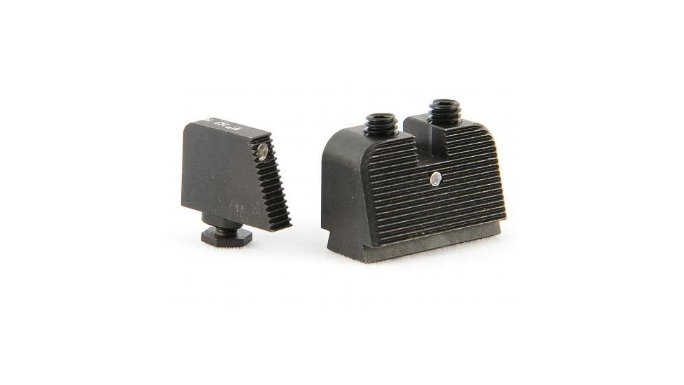 Heinie Glock MOS Ledge Straight Eight Night Sight Set, Black, 3187L