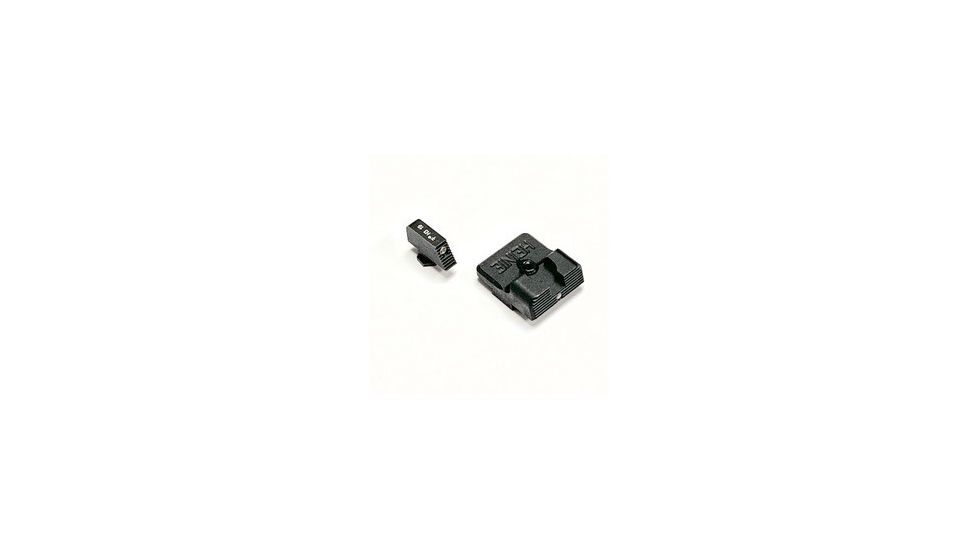 Heinie Ledge Tactical Straight Eight Night Sight Set, Glock 48, Black 3185-48L