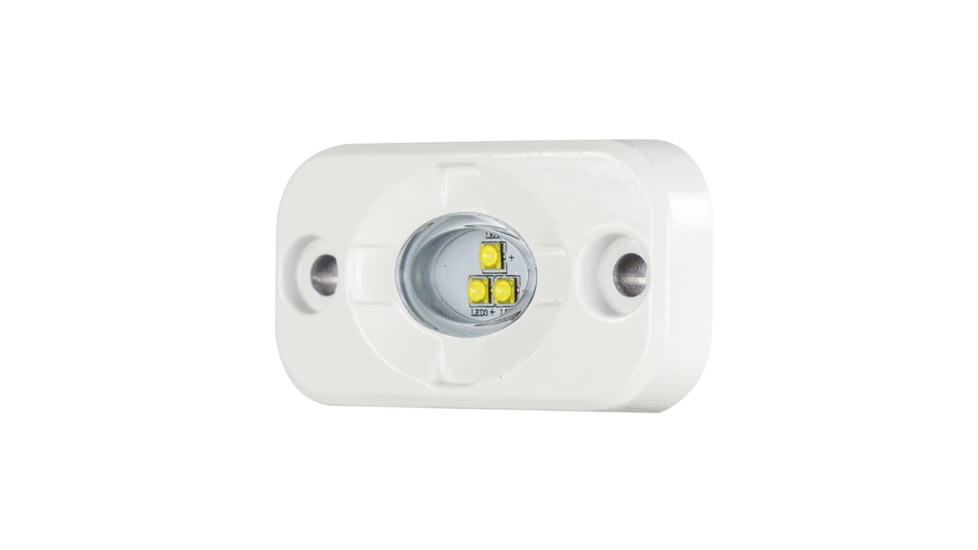 HEISE LED Lighting Systems Marine Auxiliary Accent Lighting Pod - 1.5" x 3" - White/White 69787