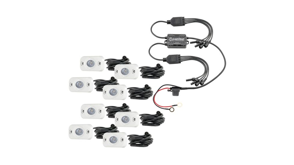 HEISE LED Lighting Systems RGB Accent Light Kit - 8 Pack 69786