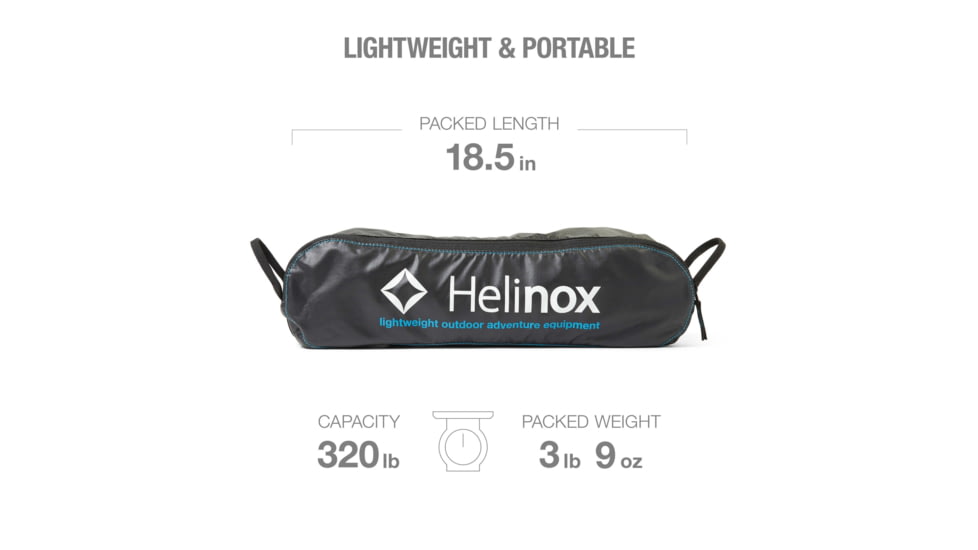 Helinox Chair One, Medium, Black, 10076R1