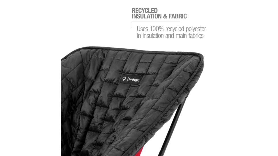 Helinox Chair One Reversible Seat Warmer, Black/Flow Line, 12456