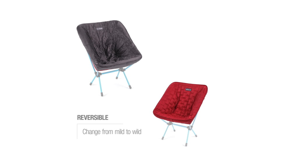 Helinox Chair One Reversible Seat Warmer, Scarlet/Iron, 12457