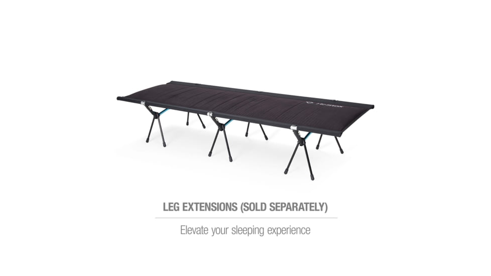 Helinox Cot One Convertible, Insulated, Black, 10681