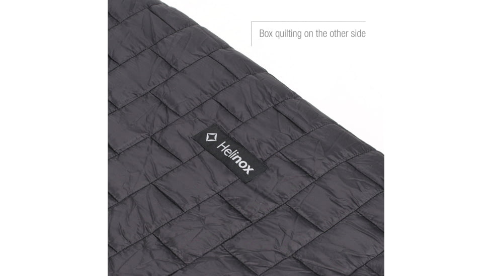 Helinox Cot One Reversible Cot Warmer, Black/Iron, 12510