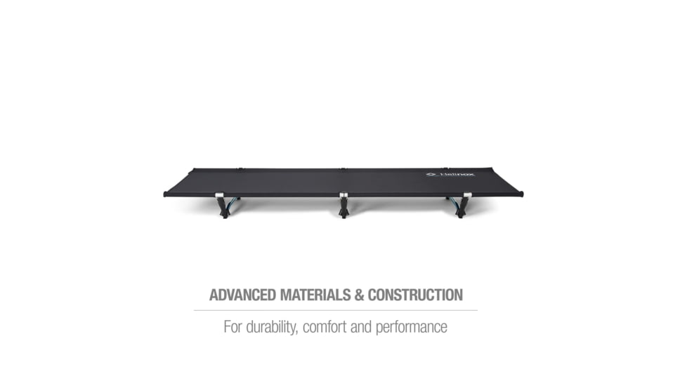Helinox Cots One Convertible, Black, Regular, 10630R1