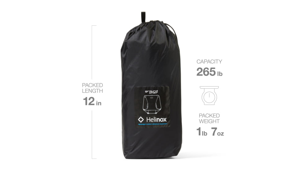 Helinox Ground Chair, Black, 10501R1