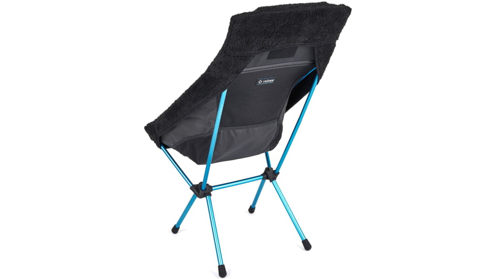 Helinox High-Back Seat Warmer Sunset/Beach Chair, Black Fleece, 12481