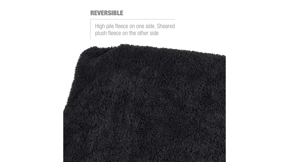 Helinox High-Back Seat Warmer Sunset/Beach Chair, Black Fleece, 12481