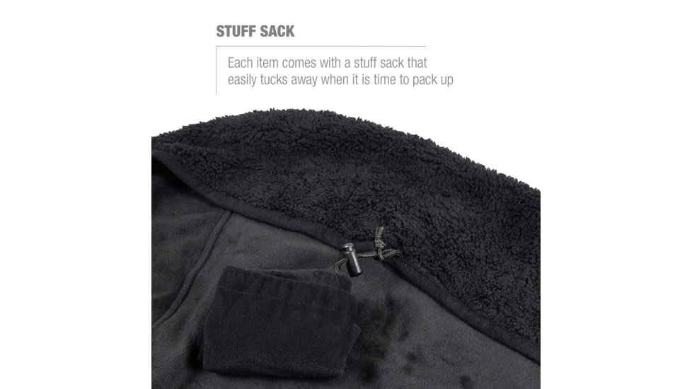 Helinox High-Back Seat Warmer Sunset/Beach Chair, Black Fleece, 12481