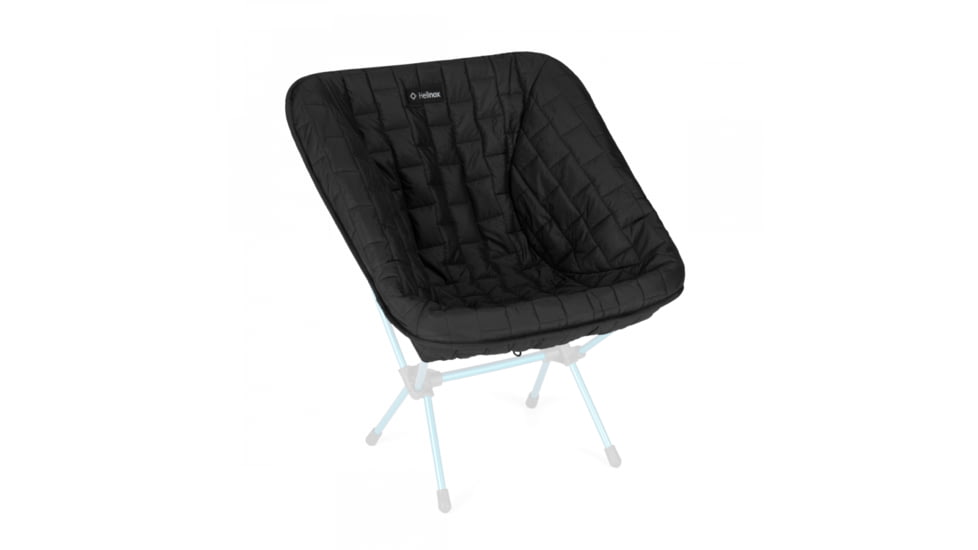 Helinox Quilted Warmers Chair One/Zero/Swivel, Black/Coyote Tan, 10002781