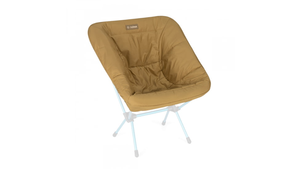 Helinox Quilted Warmers Chair One/Zero/Swivel, Black/Coyote Tan, 10002781