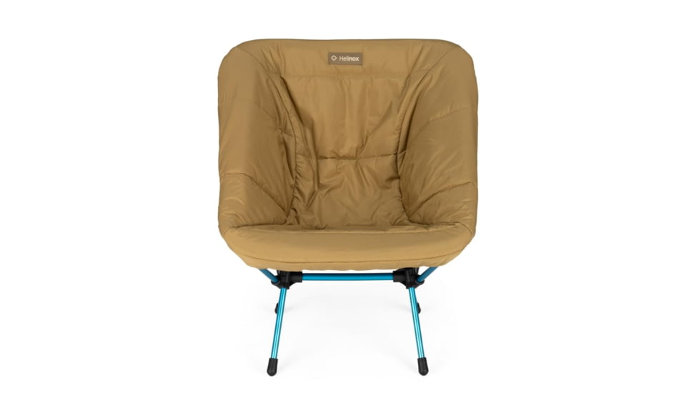 Helinox Quilted Warmers Chair One/Zero/Swivel, Black/Coyote Tan, 10002781