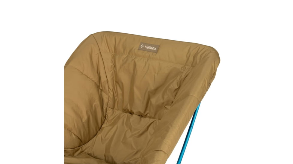 Helinox Quilted Warmers Chair One/Zero/Swivel, Black/Coyote Tan, 10002781
