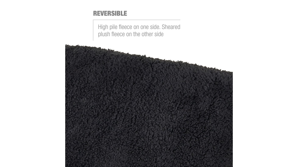 Helinox Reversible Seat Warmer One/Zero/Swivel, Black Fleece, 12479