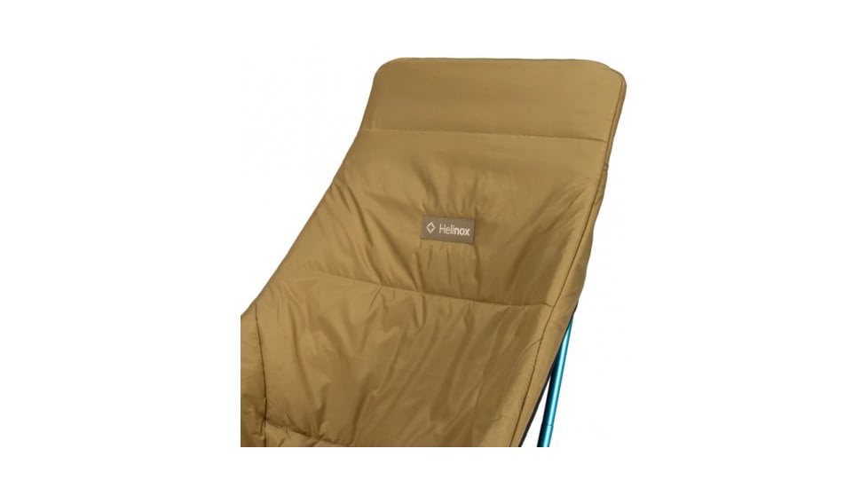 Helinox Reversible Seat Warmer, Quilted, Chair Two, Black/Coyote Tan, 10002783