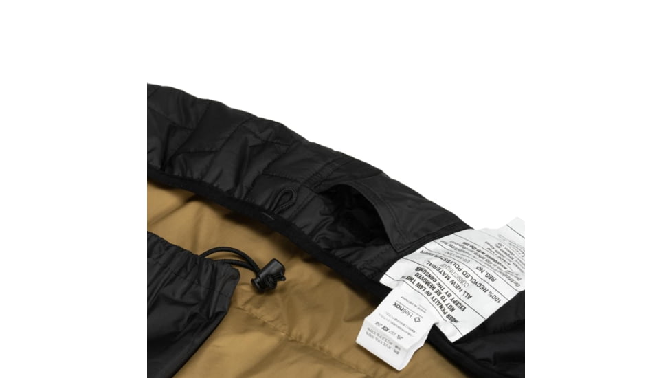 Helinox Reversible Seat Warmer, Quilted, Savanna/Playa Chair, Black/Coyote Tan, 10002785