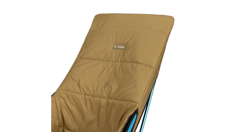 Helinox Reversible Seat Warmer, Quilted, Savanna/Playa Chair, Black/Coyote Tan, 10002785