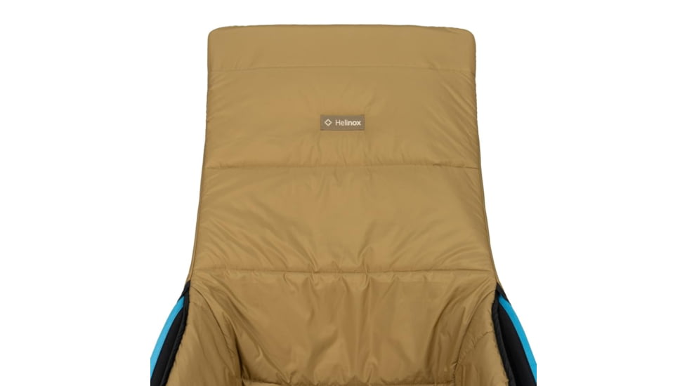 Helinox Reversible Seat Warmer, Quilted, Savanna/Playa Chair, Black/Coyote Tan, 10002785