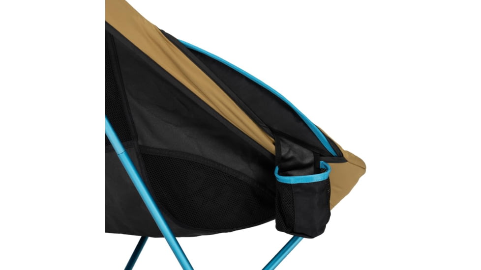 Helinox Reversible Seat Warmer, Quilted, Savanna/Playa Chair, Black/Coyote Tan, 10002785