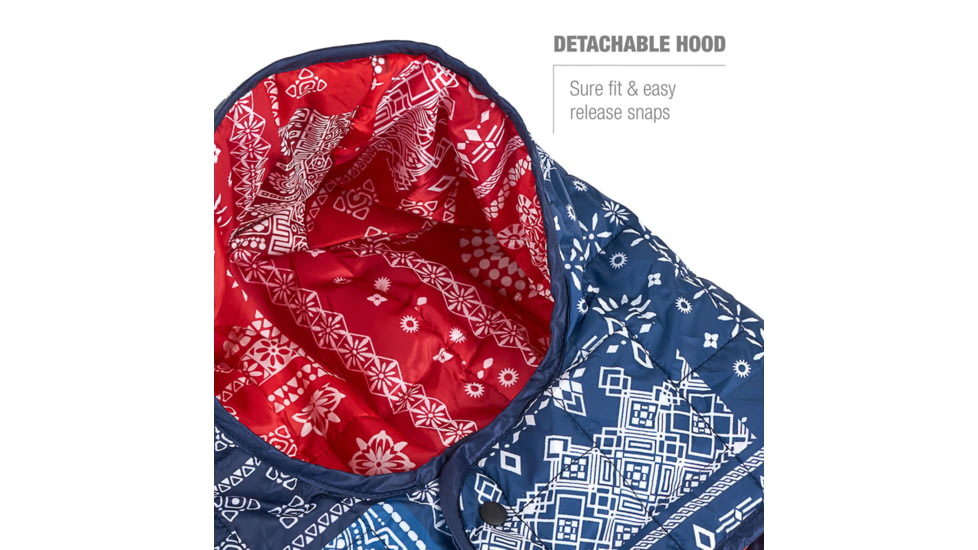 Helinox Toasty Sunset/Beach Chair, Blue &amp; Red Bandana, 12494