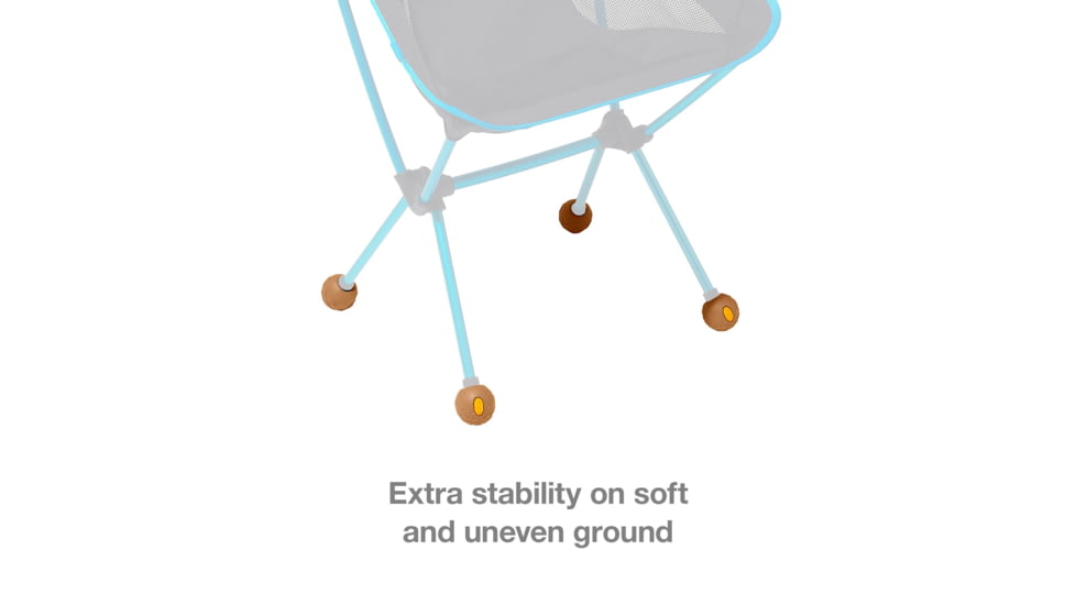 Helinox Vibram Ball Feet Set, Coyote Tan, 45mm, 12790