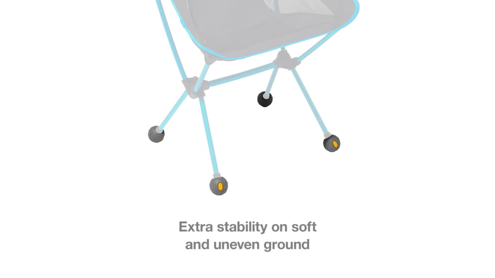 Helinox Vibram Ball Feet Set, Grey, 45mm, 12789