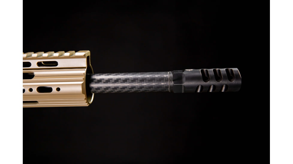 Helix 6 Precision Carbon Fiber 18in 6mm ARC Rifle+1 Rifle Barrel, 243cal, 0.75GB, 1-7 Twist, 5/8-24, Black, AR-6ARC7-18R1