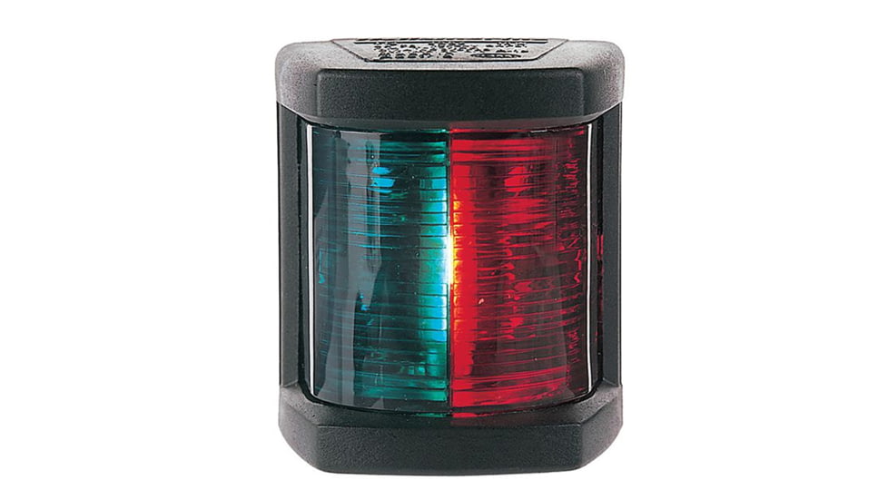 Hella Marine Incandescent Bi-Color Navigation 12V LED Light w/ Housing, 1nm, Black, 3562045