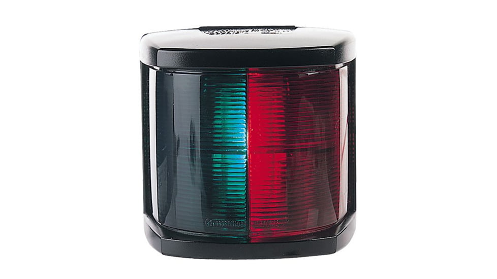 Hella Marine Incandescent Bi-Color Navigation 12V LED Light w/ Housing, 2nm, Black, 2984315