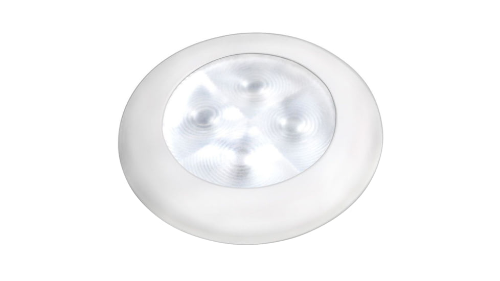 Hella Marine Courtesy Light w/White Rim, Warm White, 980500741