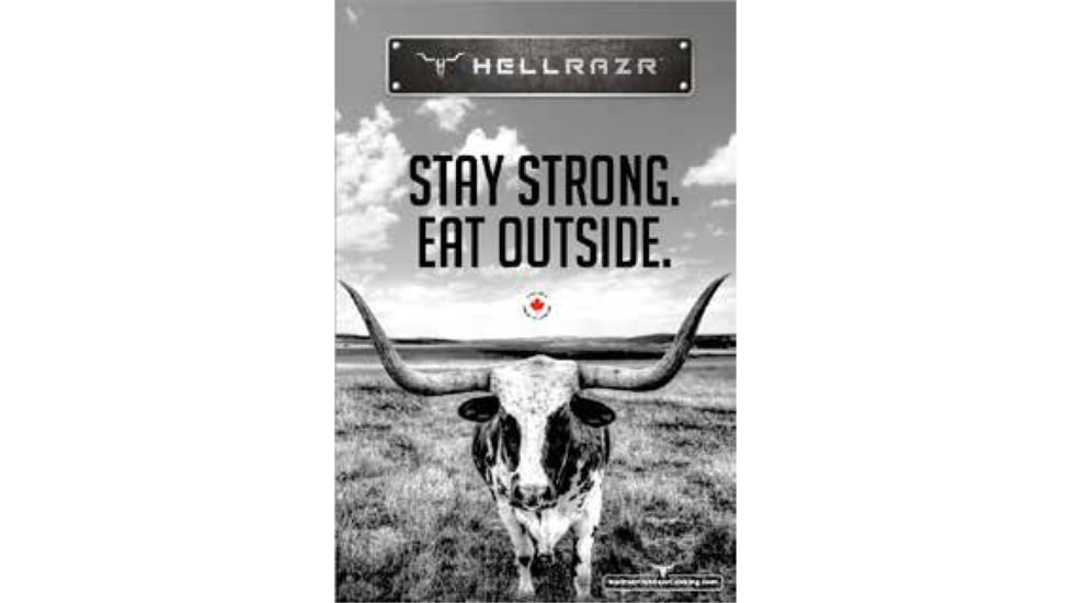 HELLRAZR Stay Strong Poster, 24x36in, HELL-POP-P-E