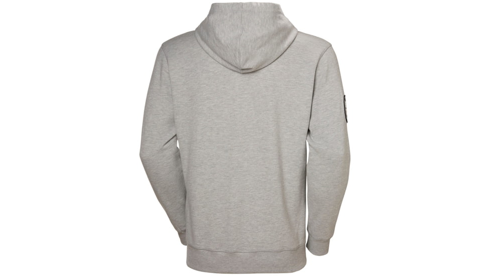 Helly Hansen 1877 Full Zip Hoodie - Mens, Grey Melange, Extra Large, 53226-950-XL