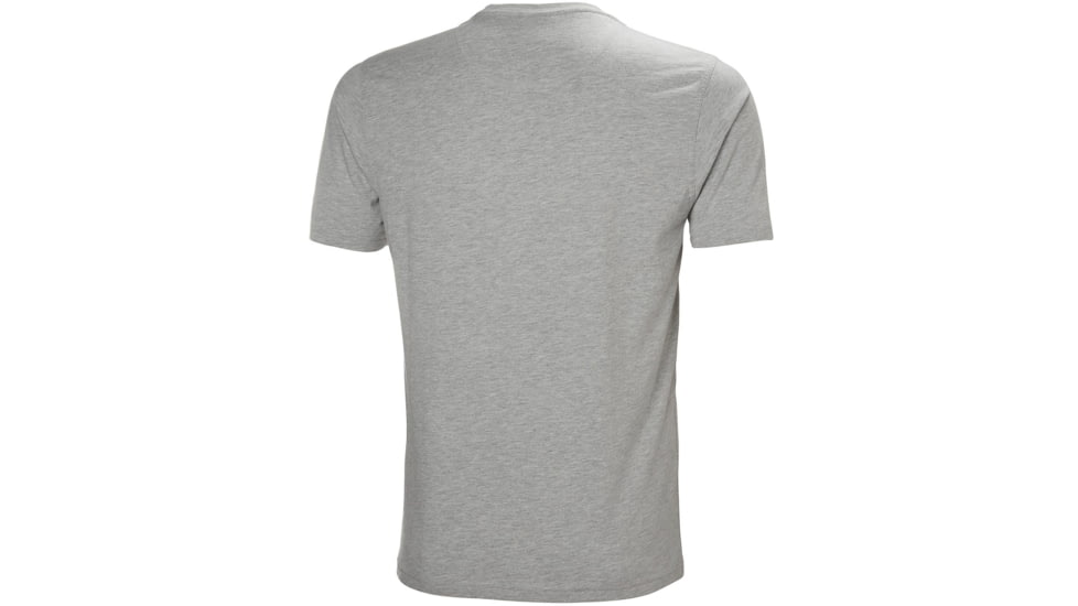 Helly Hansen 1877 T-Shirt - Mens, Grey Melange, Extra Large, 53227-950-XL