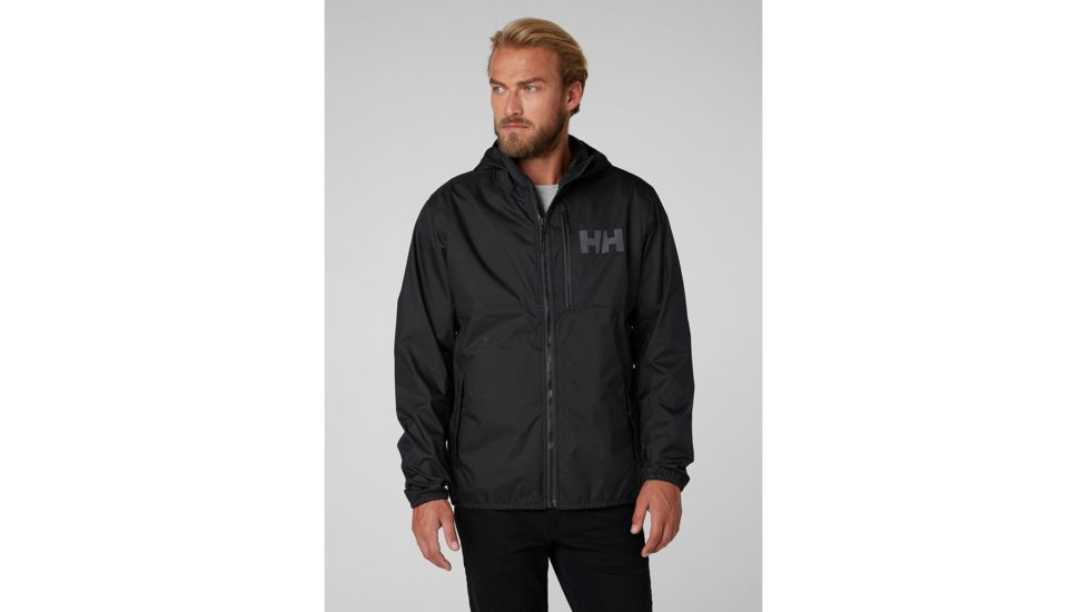 Helly Hansen Belfast Rain Jacket - Mens, Black, Large, 53271-990-L