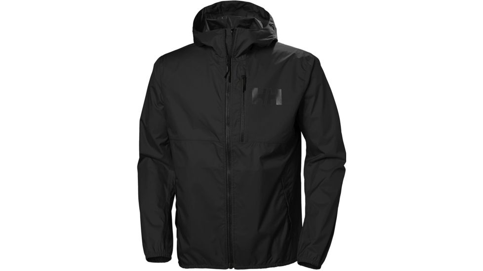 Helly Hansen Belfast Rain Jacket - Mens, Black, Large, 53271-990-L