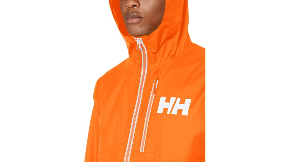 Helly Hansen Belfast Rain Jacket - Mens, Bright Orange, Large, 53271-226-L