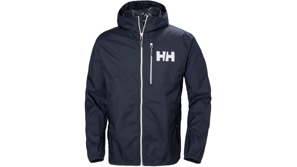 Helly Hansen Belfast Rain Jacket - Mens, Navy, Extra Large, 53271-597-XL